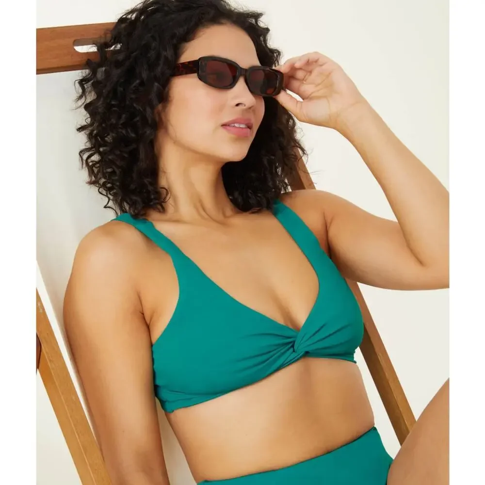 Andie Swim The Portofino Top in Peacock S NWT